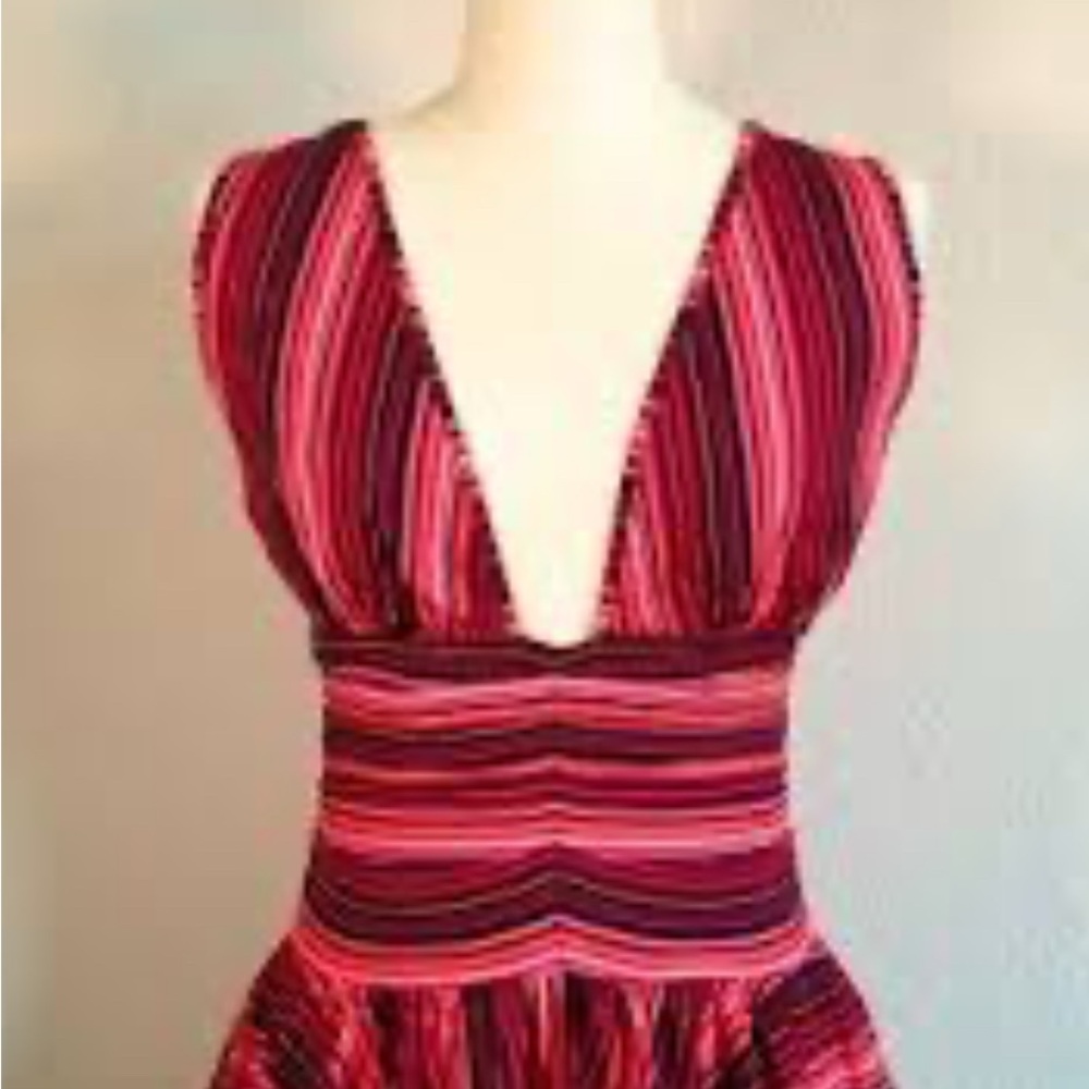 Striped V-Neck Top